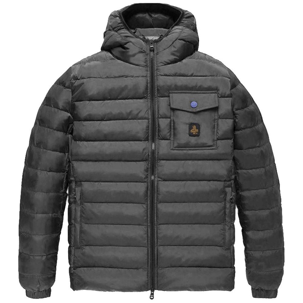 Refrigiwear Gray Nylon Men's Jacket Refrigiwear