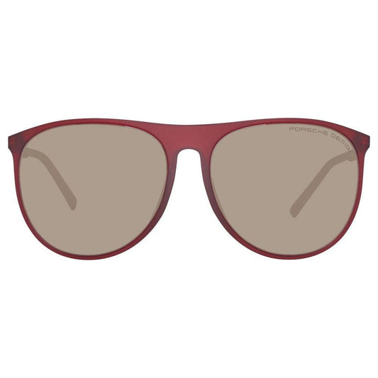 Porsche Design Burgundy Unisex Sunglasses Porsche Design