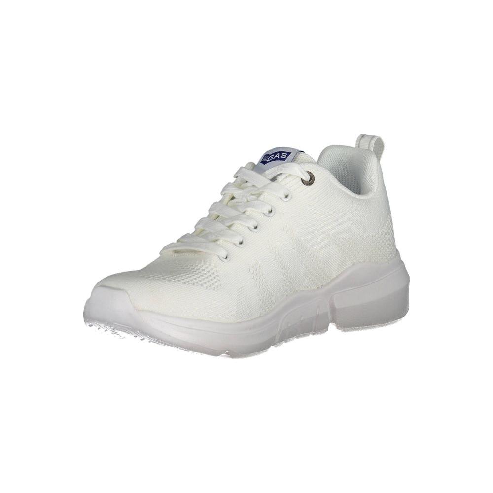 Gas White Artificial Leather Sneaker Gas