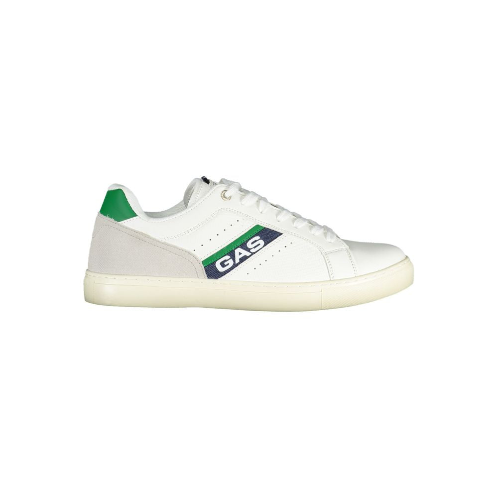 Gas White Polyester Sneaker Gas