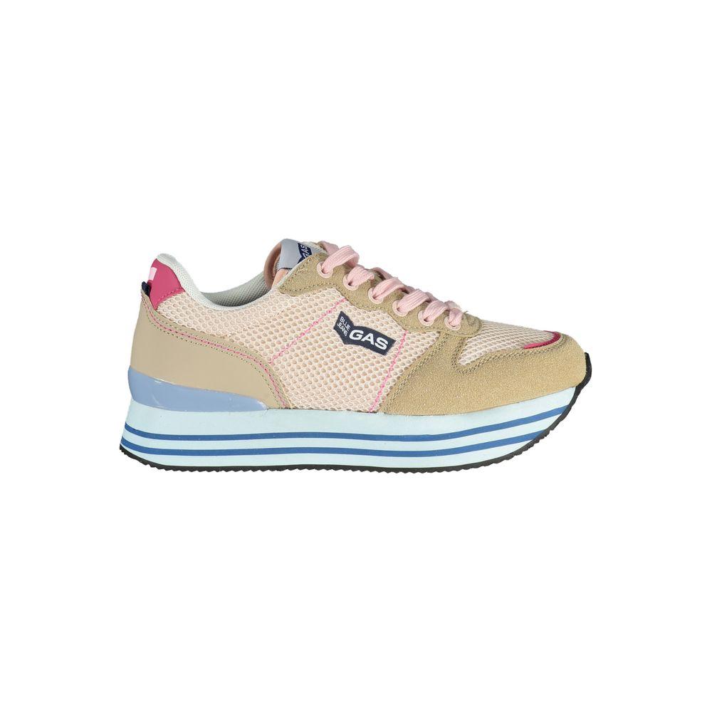 Gas Pink Polyester Sneaker Gas