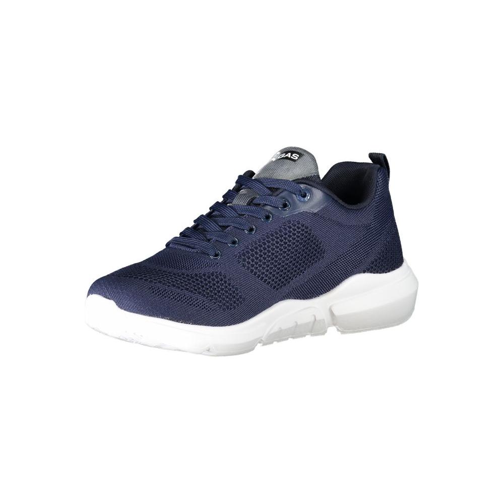 Gas Blue Polyester Sneaker Gas