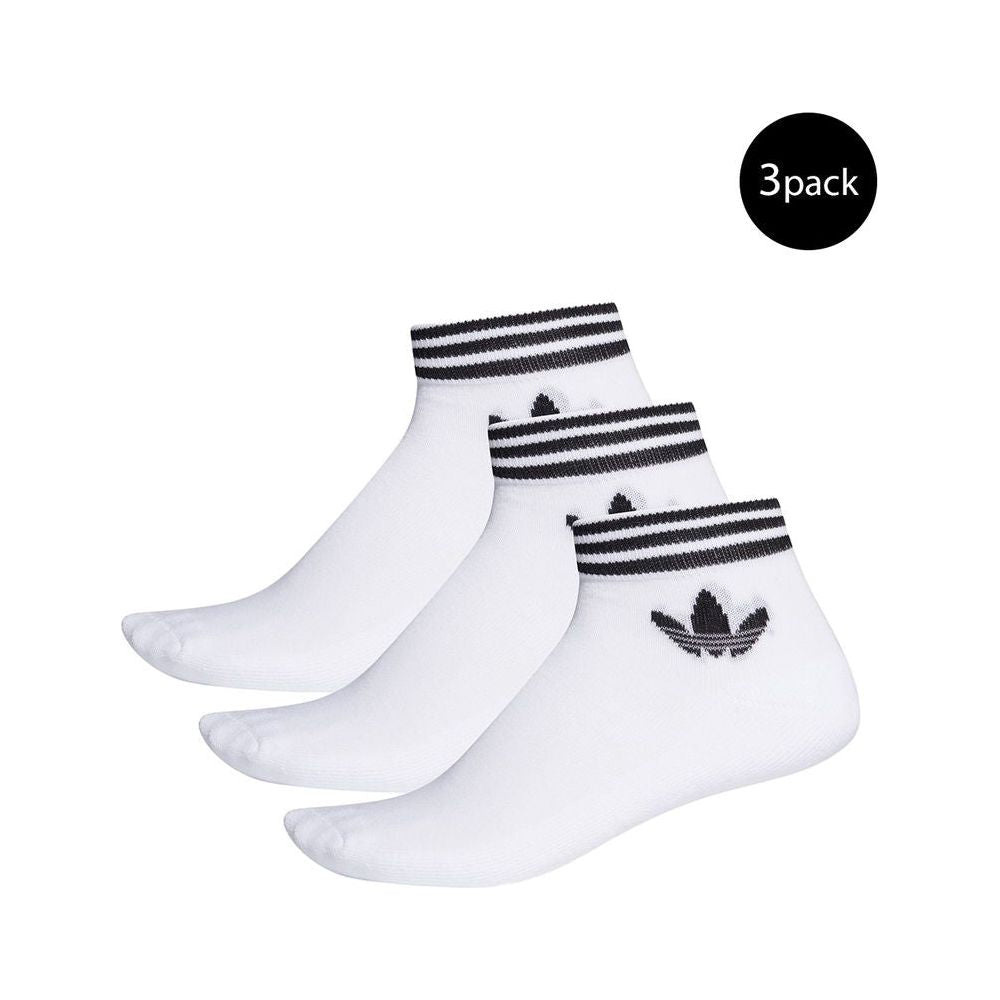 Adidas White Cotton Sock Adidas