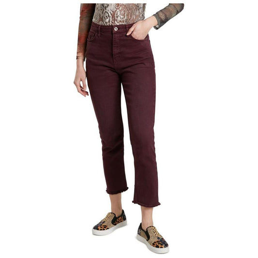 Desigual Bordeaux Cotton Jeans & Pant Desigual