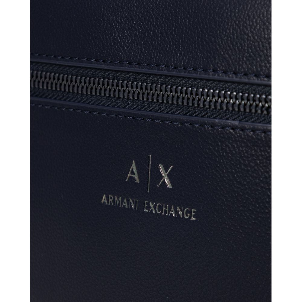 Armani Exchange Blue Polyester Luggage And Travel Armani Exchange