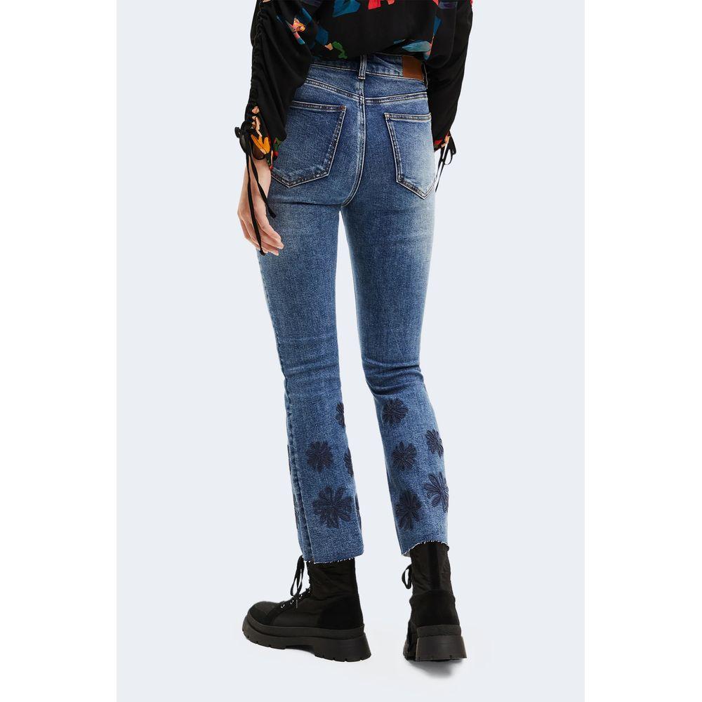 Desigual Blue Cotton Jeans & Pant Desigual