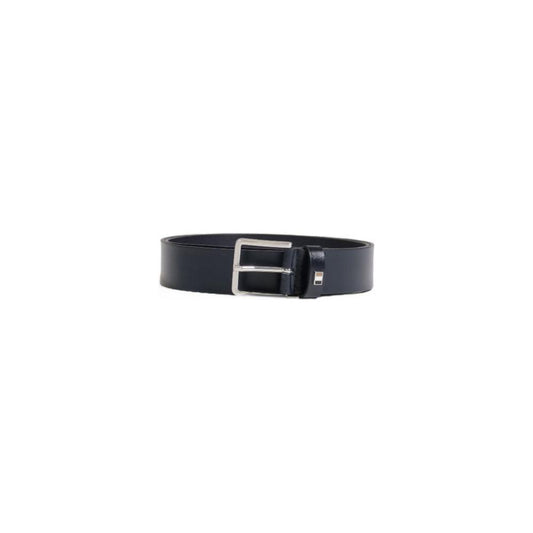 Hugo Boss Blue Leather Belt Hugo Boss Dark Slate Gray