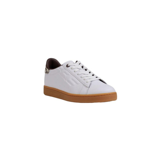 EA7 Emporio Armani Beige Leather Sneaker EA7 Emporio Armani Gray