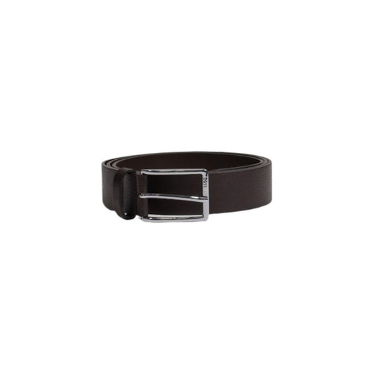 Hugo Boss Brown Leather Belt Hugo Boss Dark Slate Gray