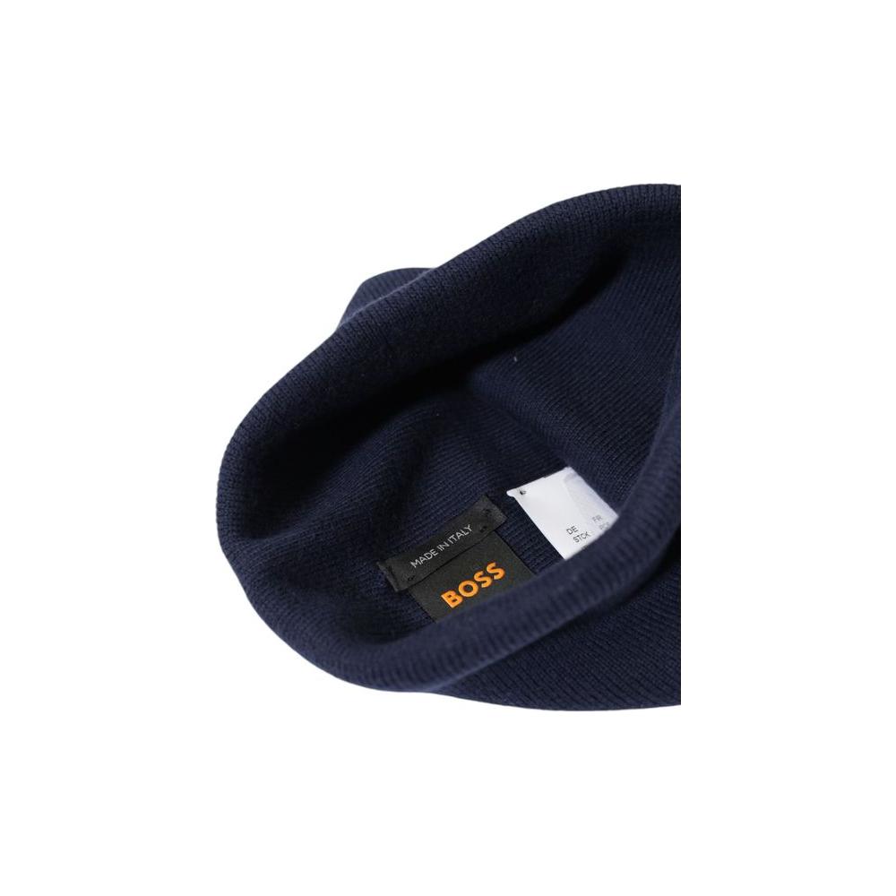 Hugo Boss Blue Cotton Hats & Cap Hugo Boss