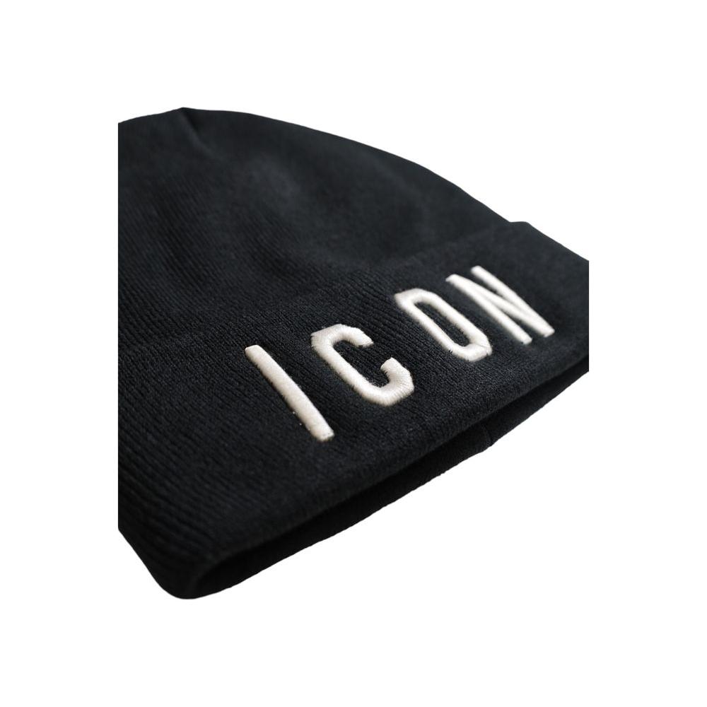 Icon Black Acrylic Hats & Cap Icon