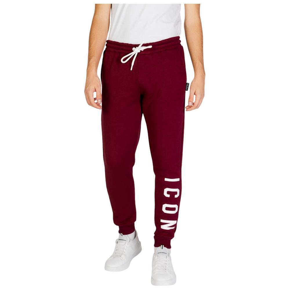 Icon Bordeaux Cotton Jeans & Pant Icon