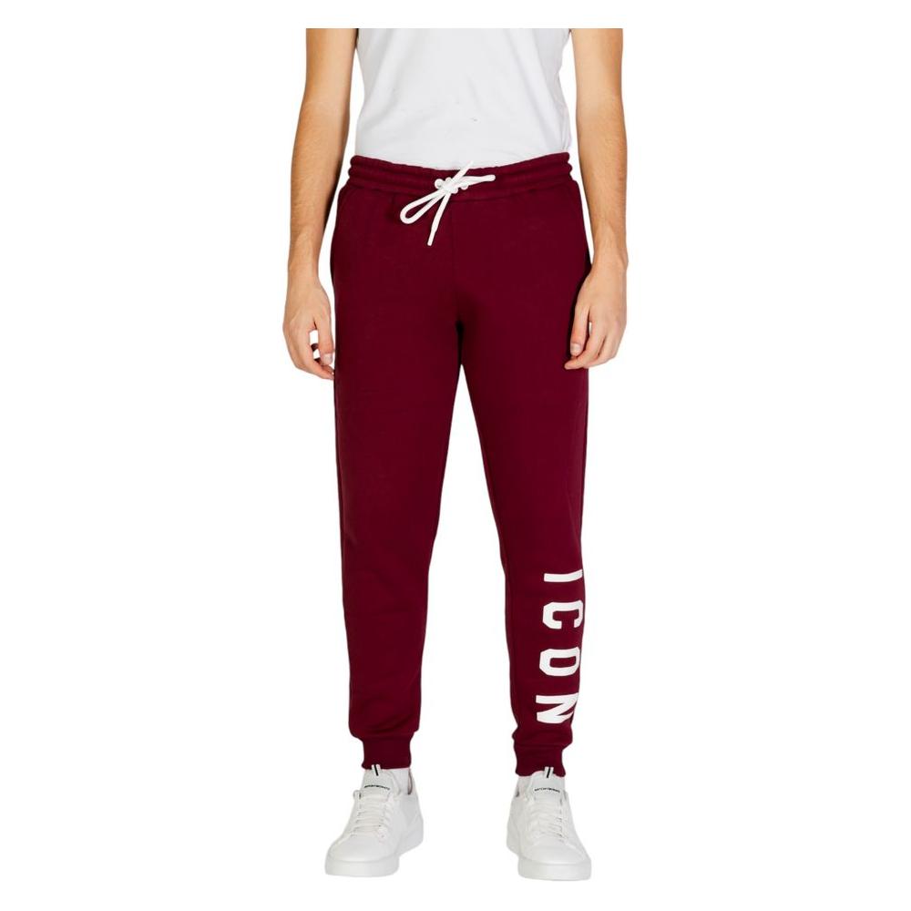 Icon Bordeaux Cotton Jeans & Pant Icon