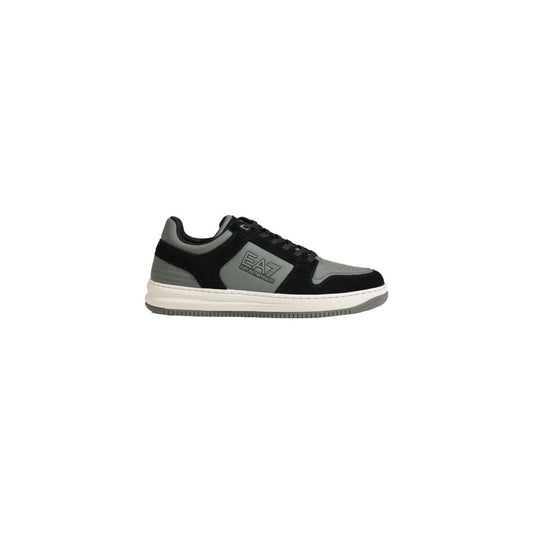 EA7 Emporio Armani Green Polyester Sneaker EA7 Emporio Armani Dark Slate Gray