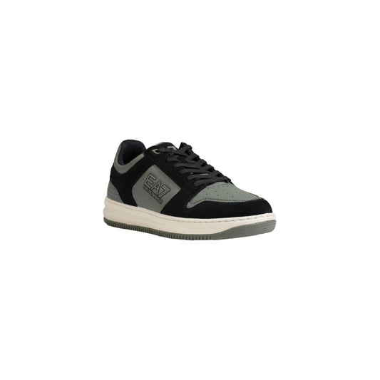 EA7 Emporio Armani Green Polyester Sneaker EA7 Emporio Armani Dark Slate Gray