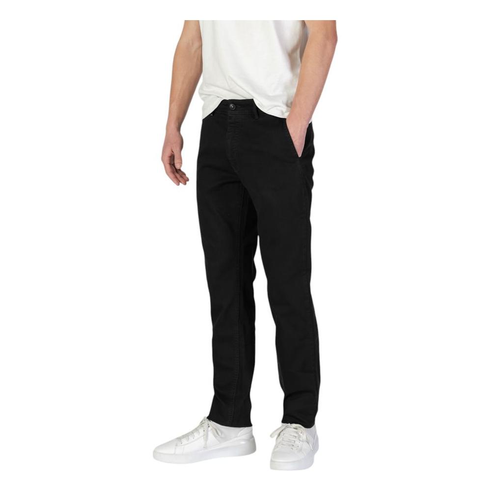 Hugo Boss Black Cotton Jeans & Pant Hugo Boss