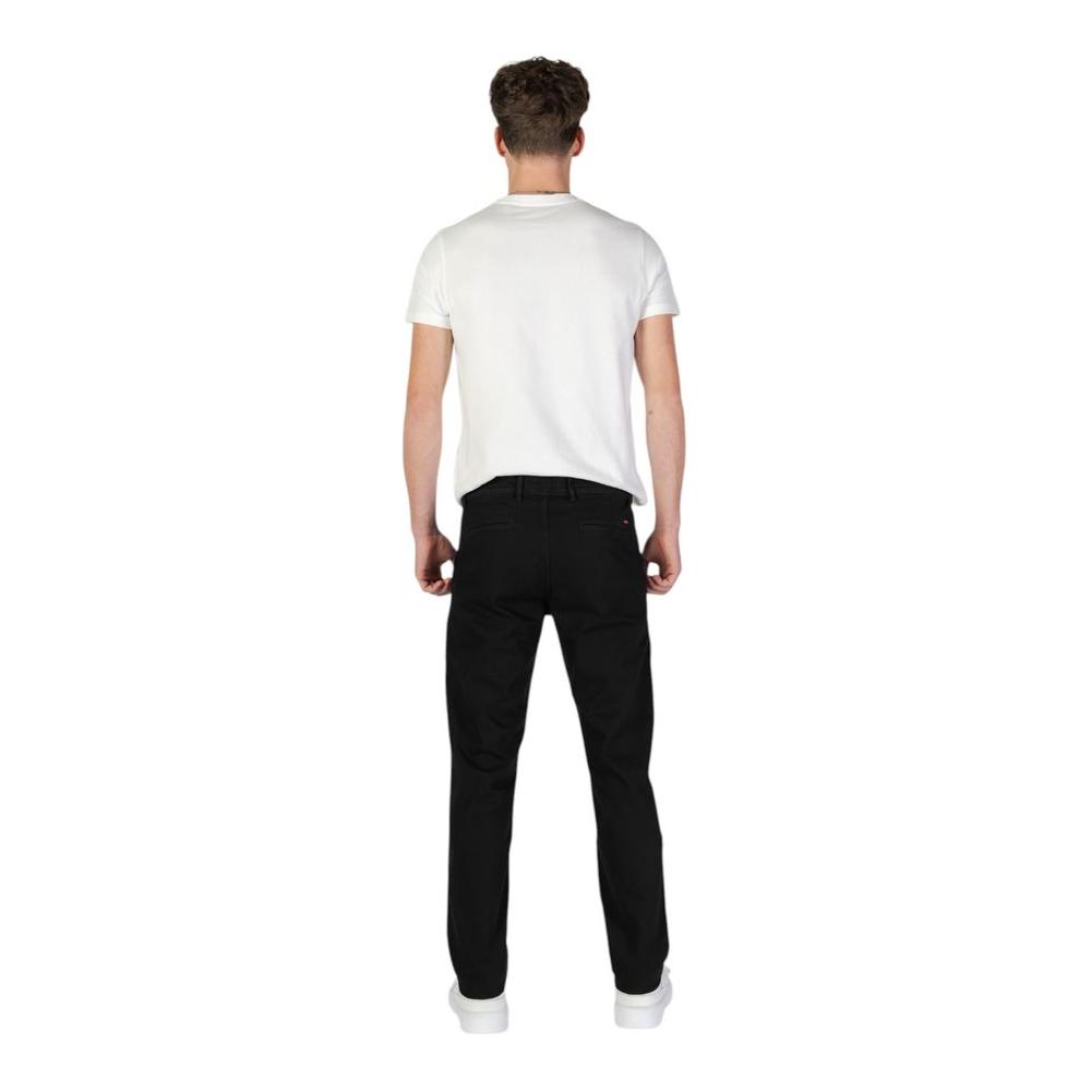 Hugo Boss Black Cotton Jeans & Pant Hugo Boss