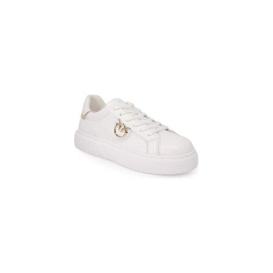 PINKO White Leather Sneaker PINKO