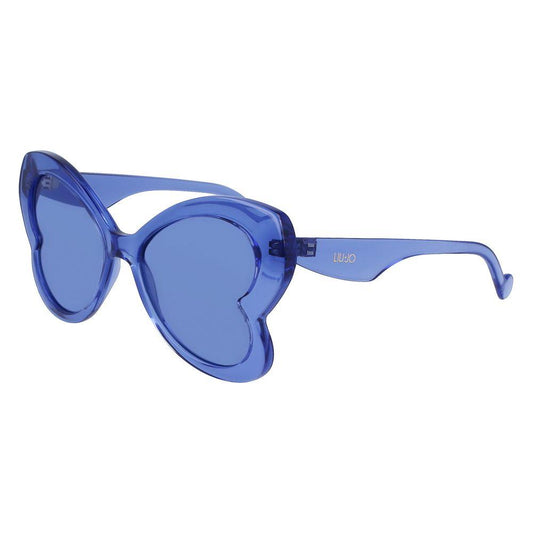 Liu Jo Brown Injected Sunglasses Liu Jo Steel Blue