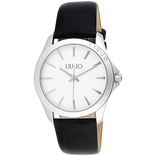 Liu Jo Black Leather Watch Liu Jo Light Gray