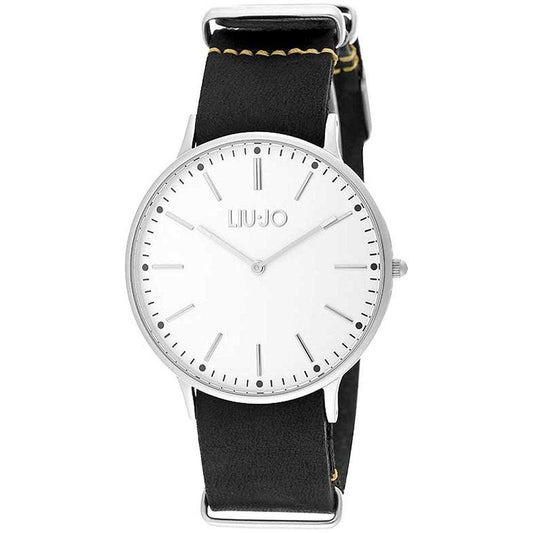 Liu Jo Black Leather Watch Liu Jo Lavender