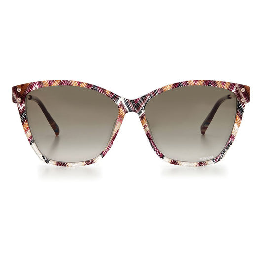 Missoni Multicolor Eco Pmma Sunglasses Missoni Rosy Brown