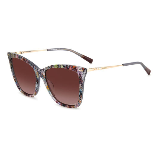 Missoni Multicolor Acetate Sunglasses Missoni Dim Gray