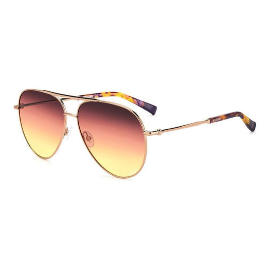 Missoni Gold Metal Sunglasses Missoni Tan