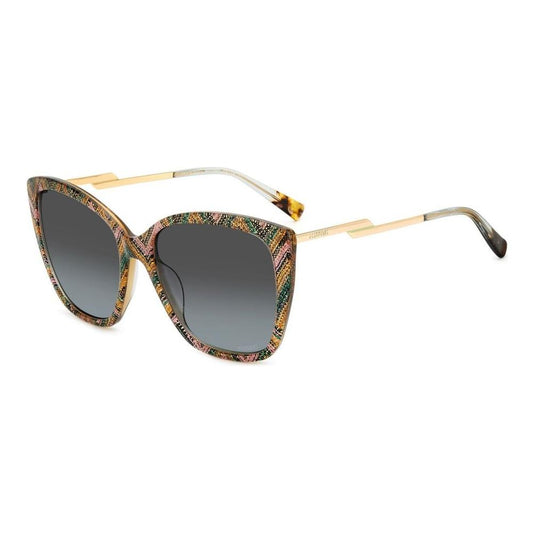 Missoni Multicolor Metal Sunglasses Missoni Dim Gray