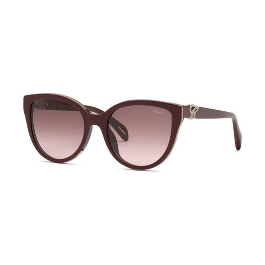 Chopard Red Plastic Sunglasses Chopard Dim Gray