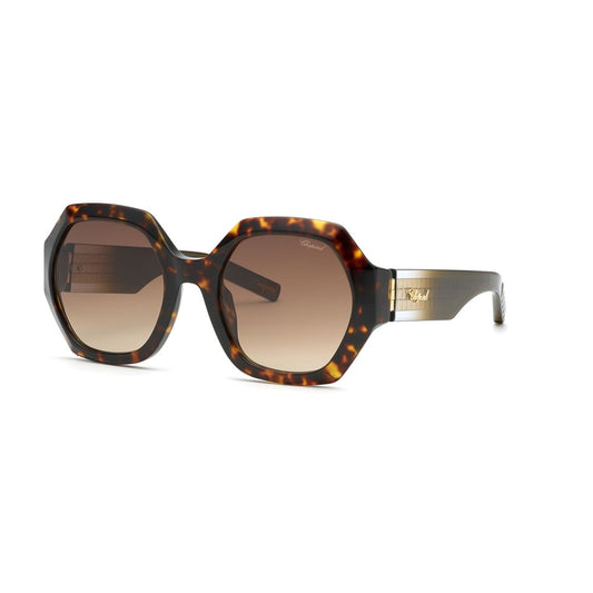 Chopard Brown Acetate Sunglasses Chopard Dim Gray