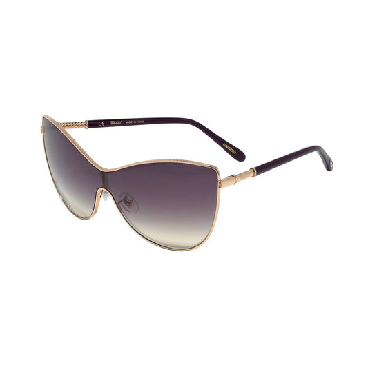 Chopard Gold Acetate Sunglasses Chopard Dim Gray