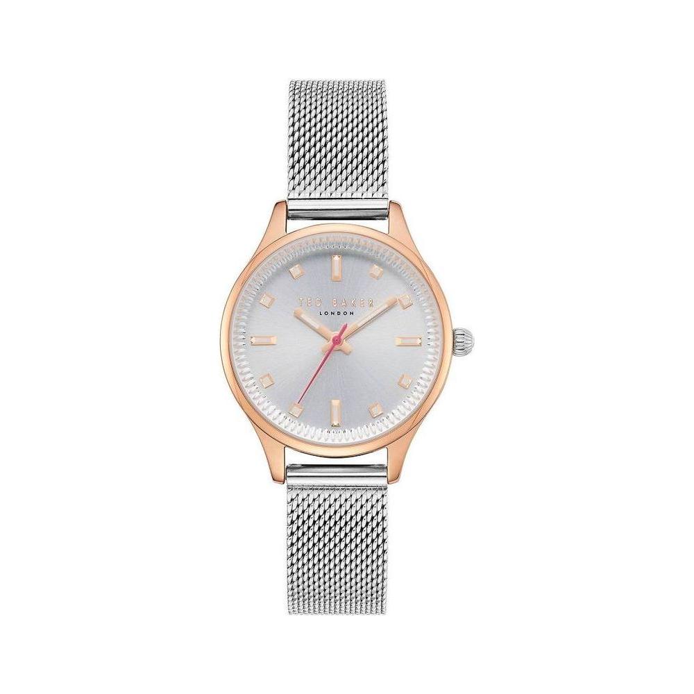 Ted Baker Silver Steel Watch Ted Baker Light Gray