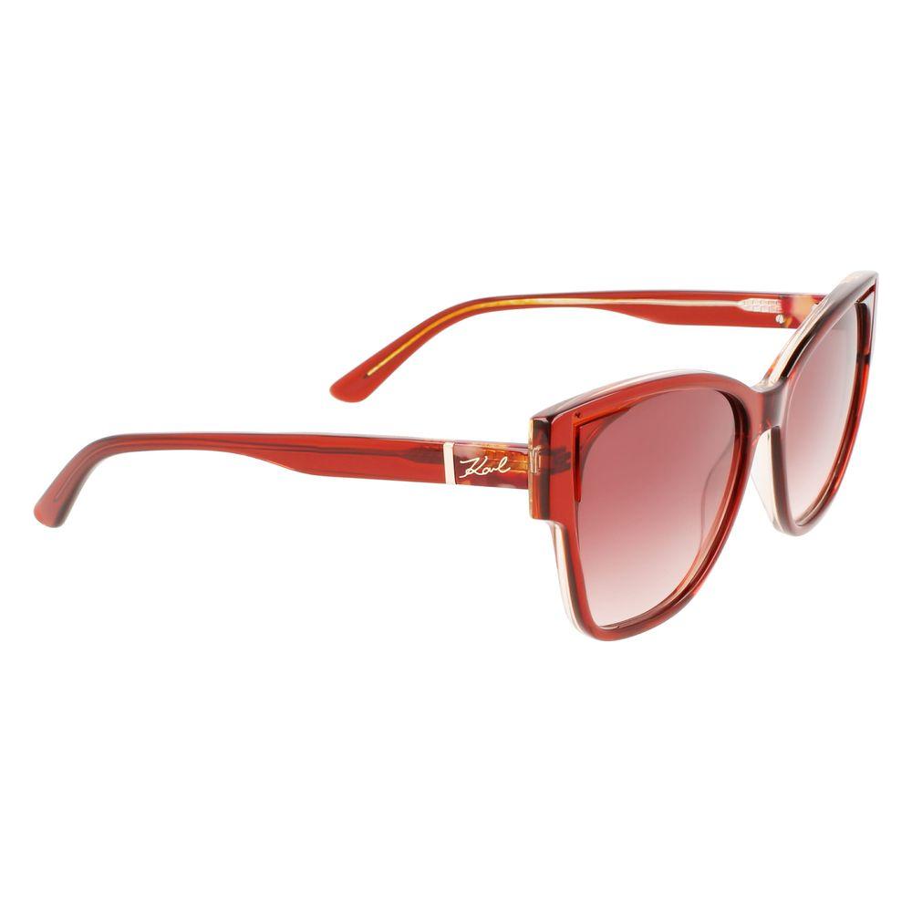 Karl Lagerfeld Orange Acetate Sunglasses Karl Lagerfeld Maroon