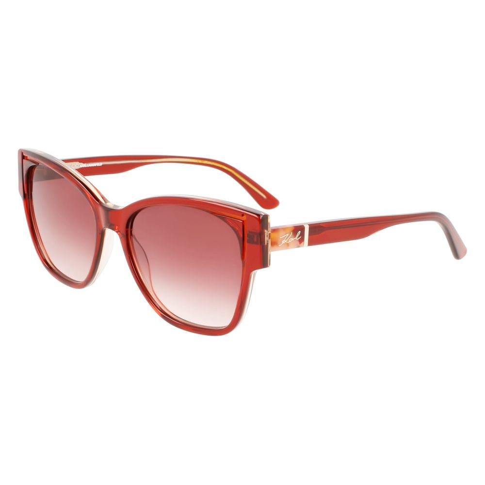 Karl Lagerfeld Orange Acetate Sunglasses Karl Lagerfeld Rosy Brown