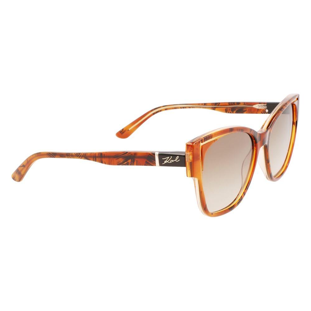 Karl Lagerfeld Orange Acetate Sunglasses Karl Lagerfeld Light Gray