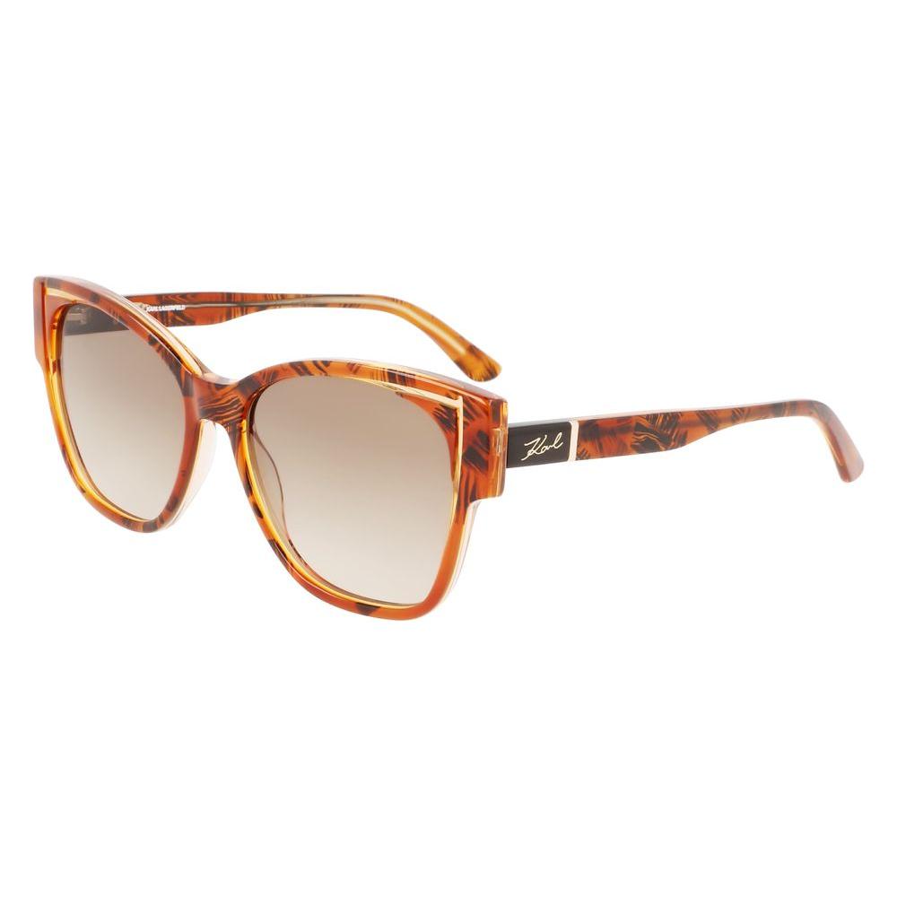 Karl Lagerfeld Orange Acetate Sunglasses Karl Lagerfeld Gray