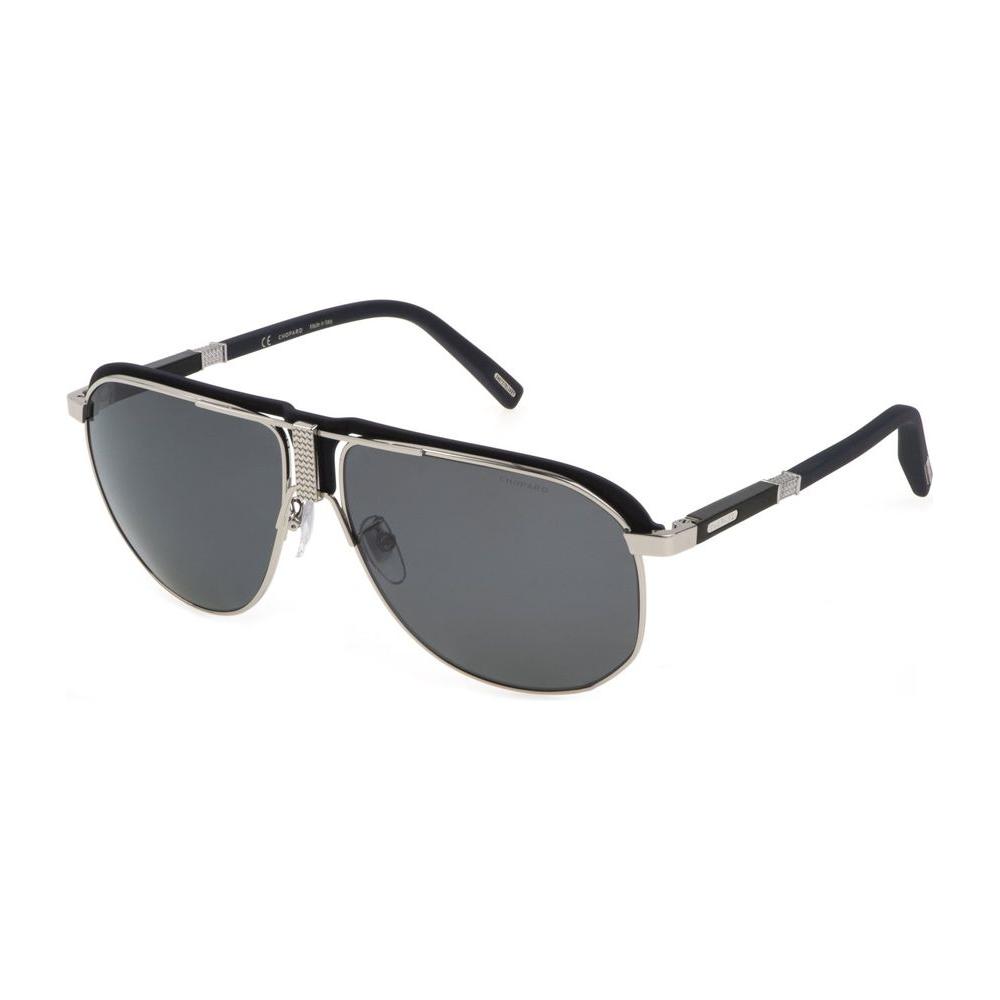 Chopard Silver Metal Sunglasses Chopard Dim Gray