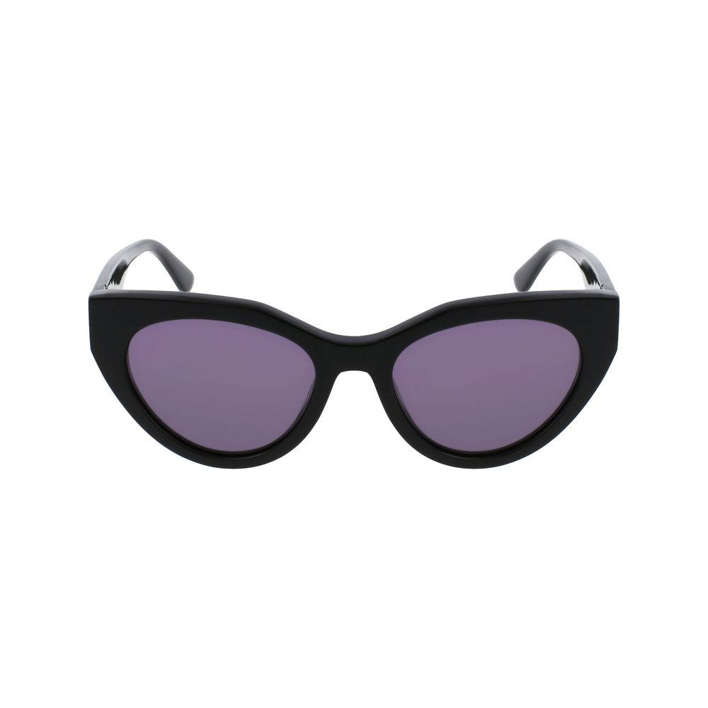 Karl Lagerfeld Black Acetate Sunglasses Karl Lagerfeld Slate Gray