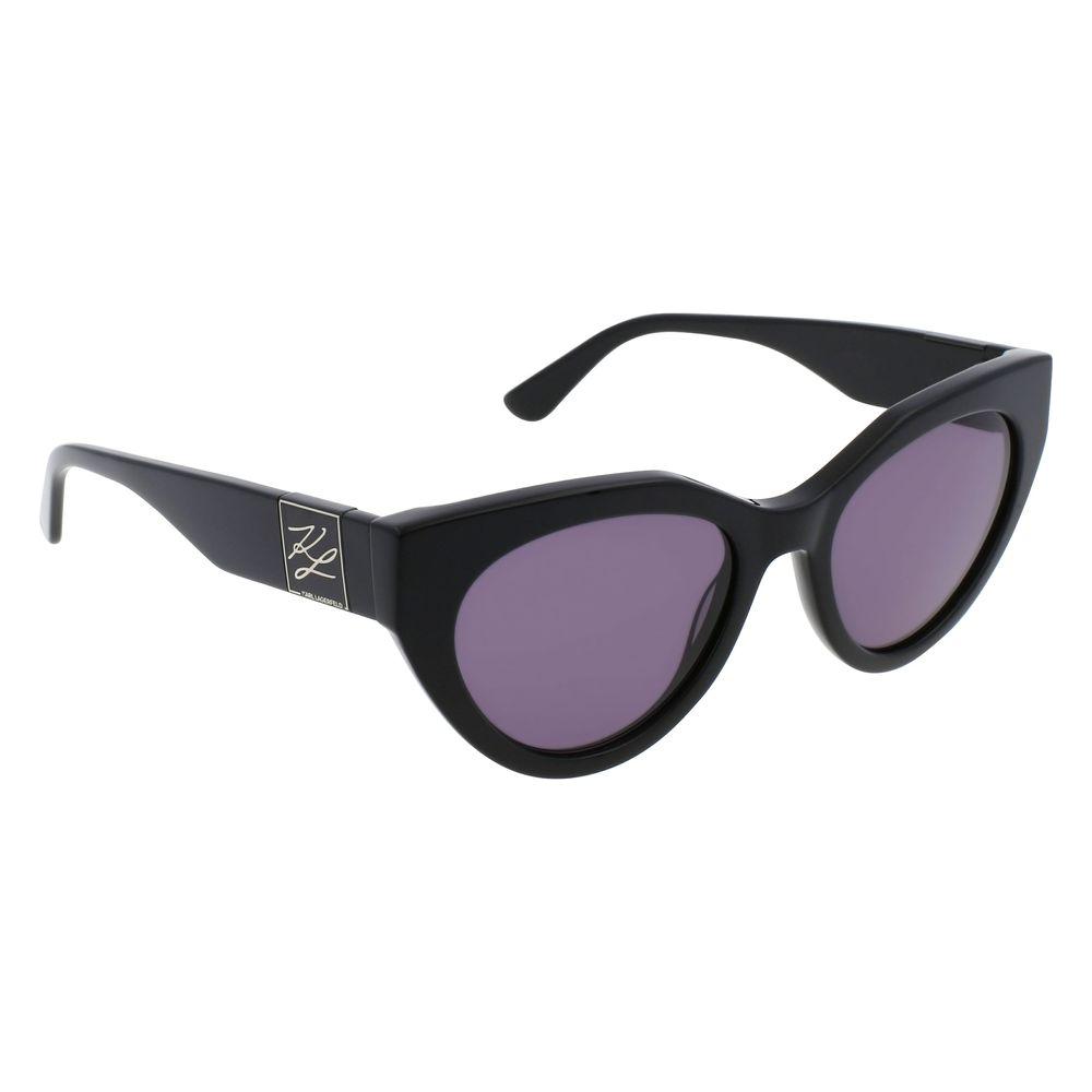 Karl Lagerfeld Black Acetate Sunglasses Karl Lagerfeld Dark Slate Gray