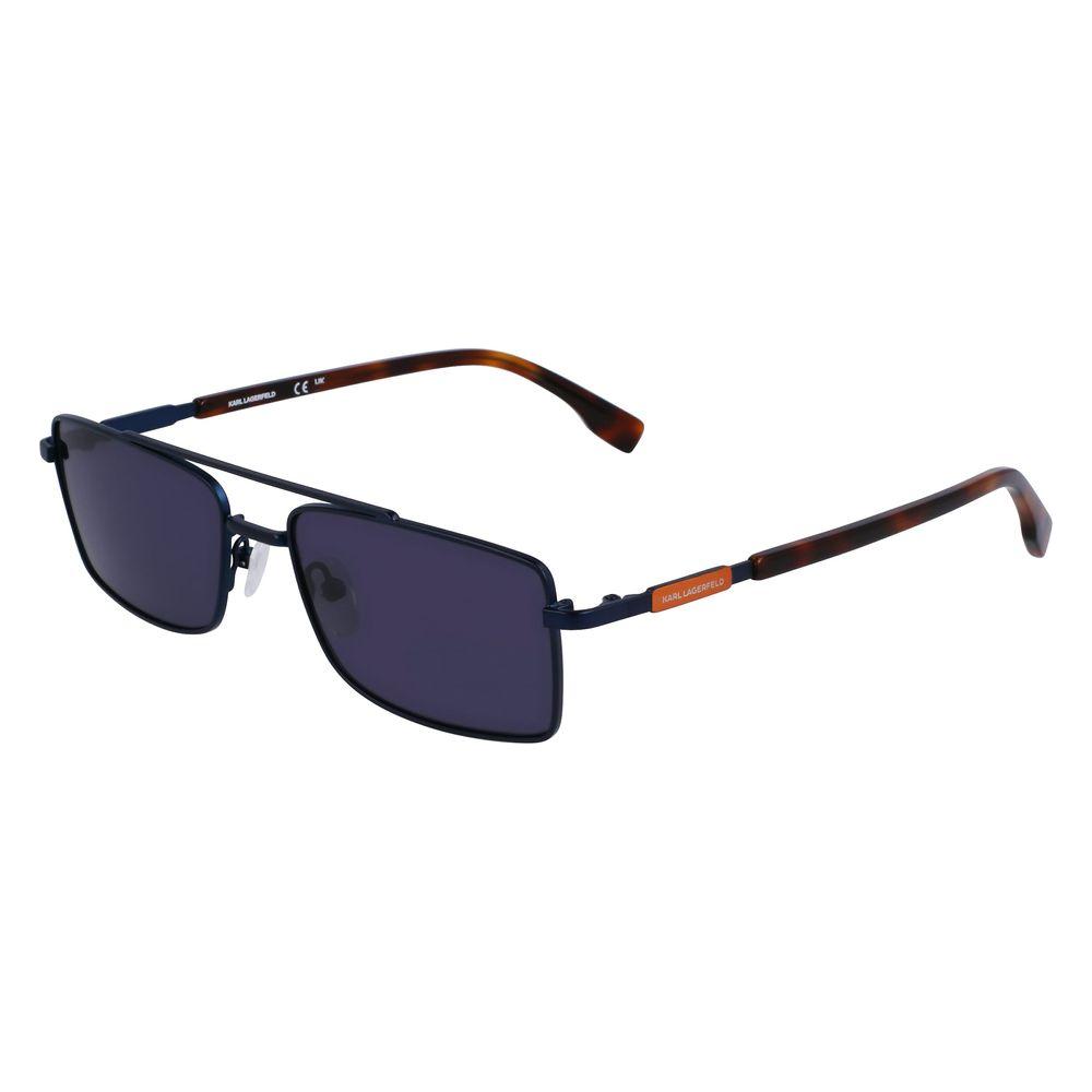 Karl Lagerfeld Blue Metal Sunglasses Karl Lagerfeld