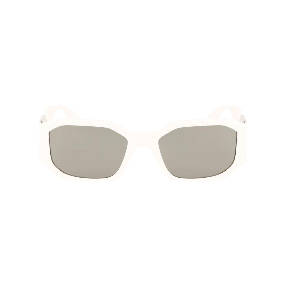 Karl Lagerfeld White Injected Sunglasses Karl Lagerfeld Dark Gray