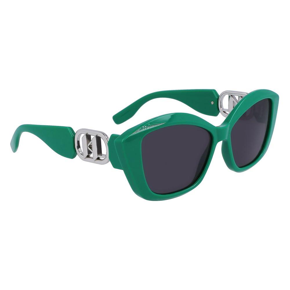 Karl Lagerfeld Green Injected Sunglasses Karl Lagerfeld Dark Slate Gray