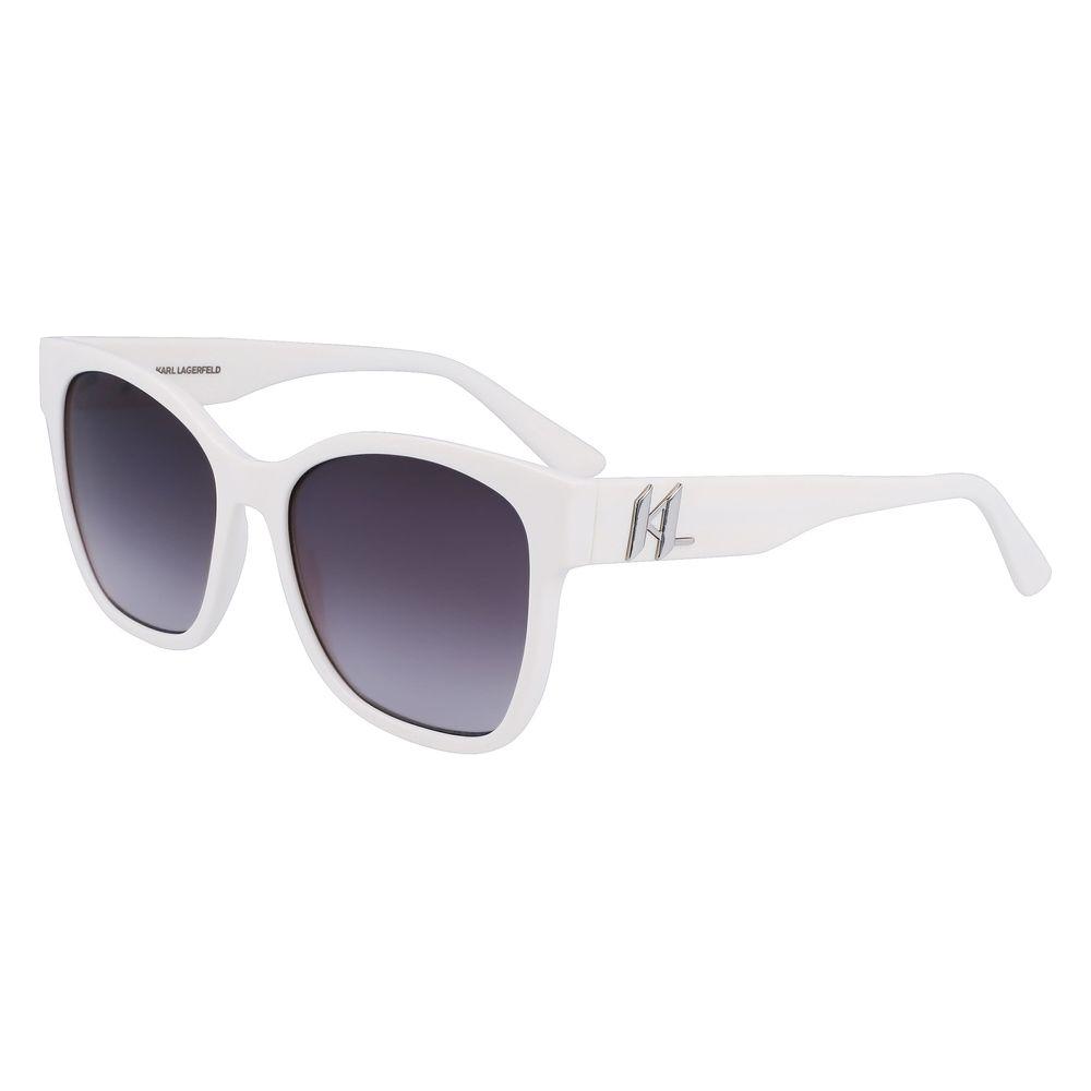 Karl Lagerfeld White Injected Sunglasses Karl Lagerfeld Dark Slate Gray