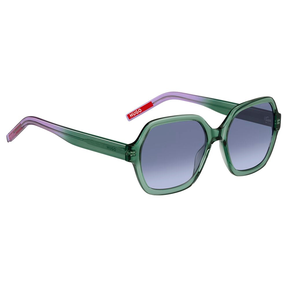 Hugo Boss Green Acetate Sunglasses Hugo Boss Light Slate Gray