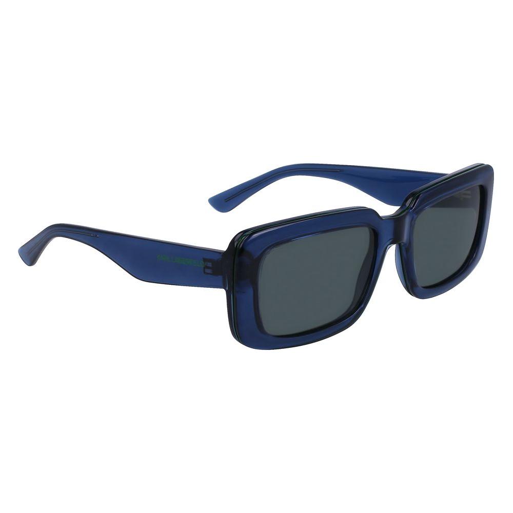 Karl Lagerfeld Blue Injected Sunglasses Karl Lagerfeld Dark Slate Gray