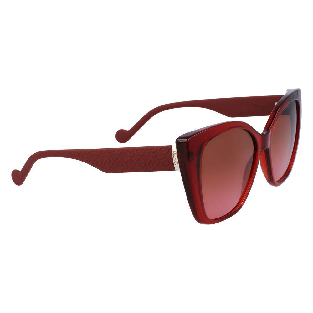 Liu Jo Red Injected Sunglasses Liu Jo Saddle Brown