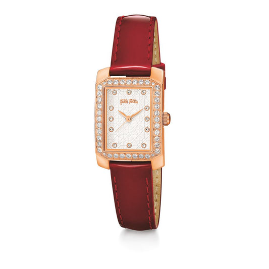 Folli Follie Red Leather Watch Folli Follie