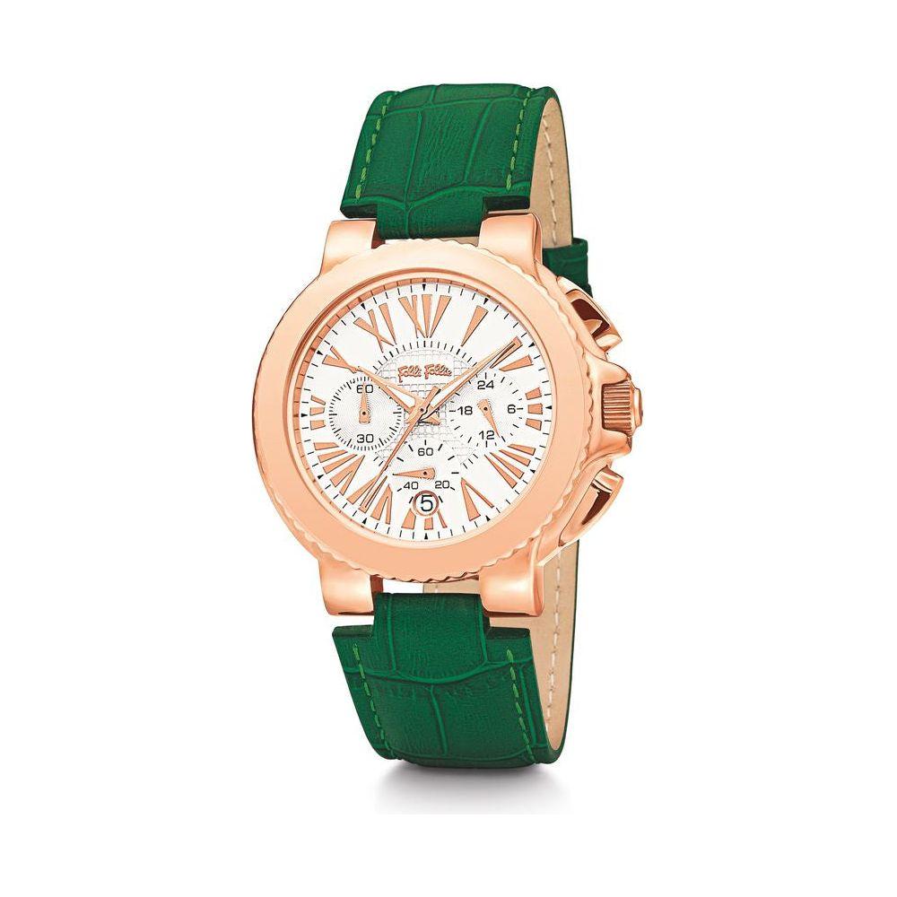 Folli Follie Green Leather Watch Folli Follie