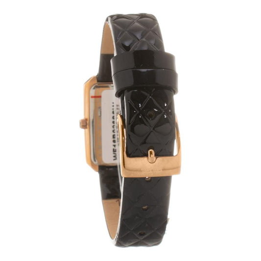 Folli Follie Black Leather Watch Folli Follie Tan